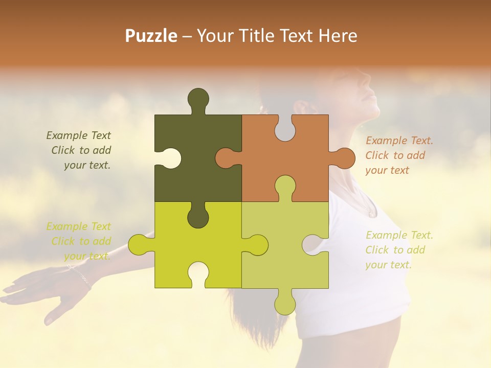 Meditate Relaxation Lifestyle PowerPoint Template