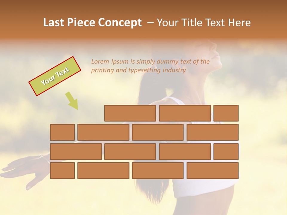 Meditate Relaxation Lifestyle PowerPoint Template