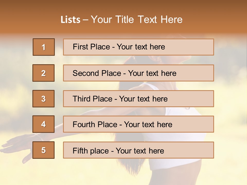 Meditate Relaxation Lifestyle PowerPoint Template