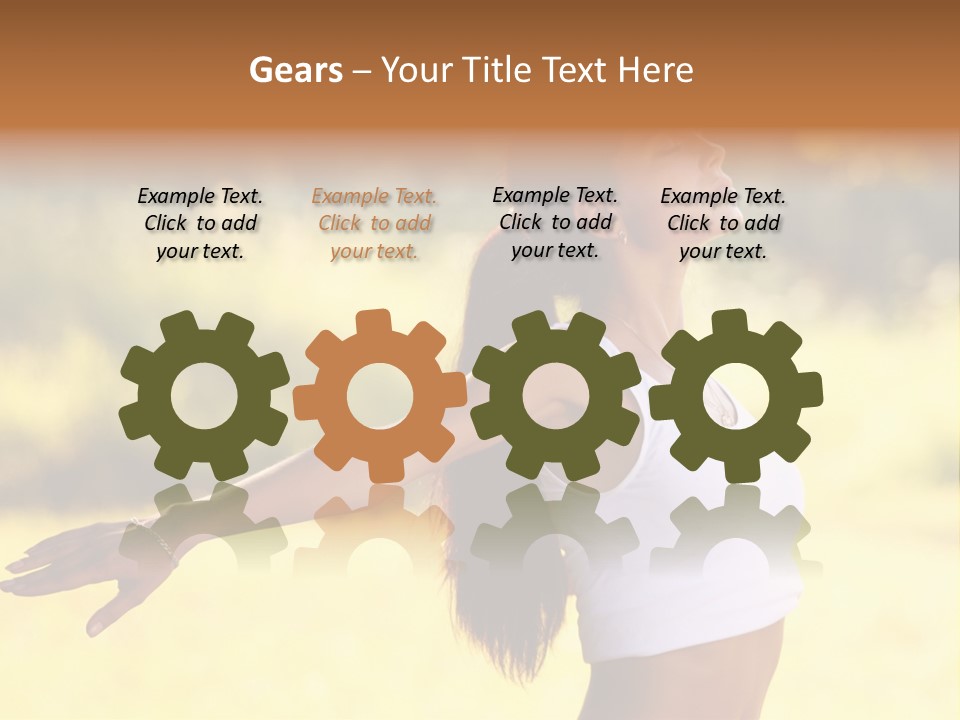 Meditate Relaxation Lifestyle PowerPoint Template