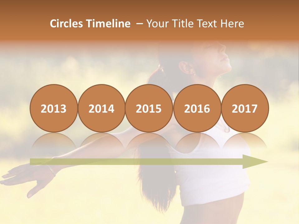 Meditate Relaxation Lifestyle PowerPoint Template