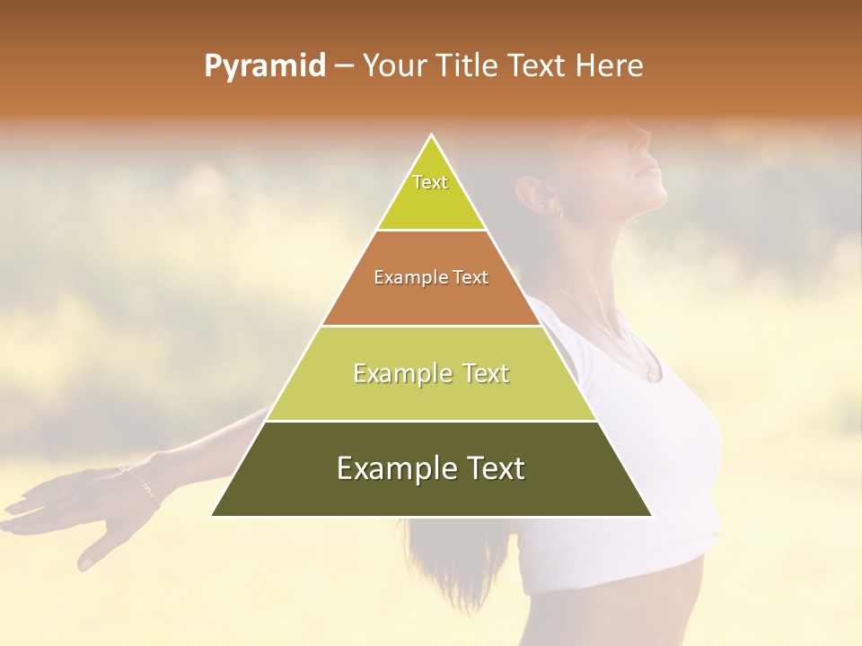 Meditate Relaxation Lifestyle PowerPoint Template