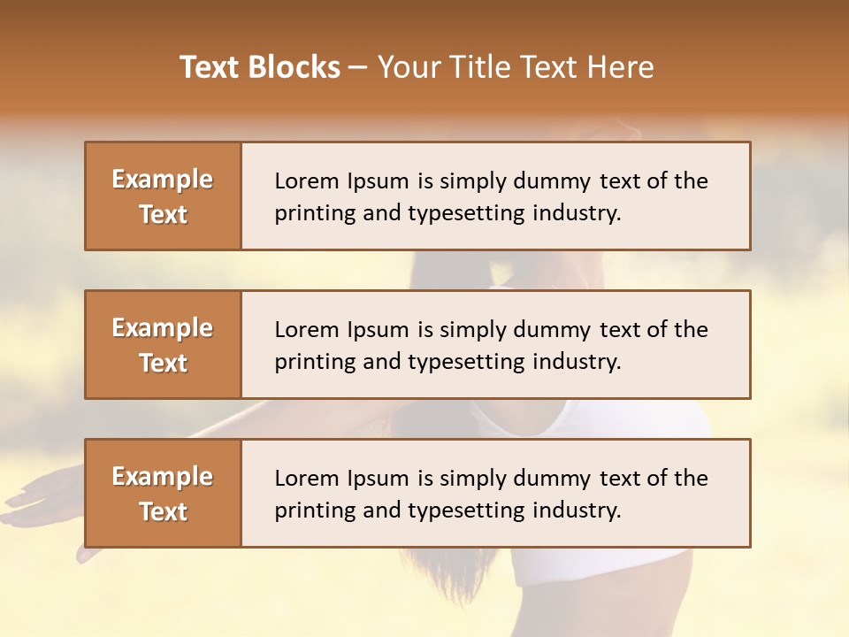 Meditate Relaxation Lifestyle PowerPoint Template