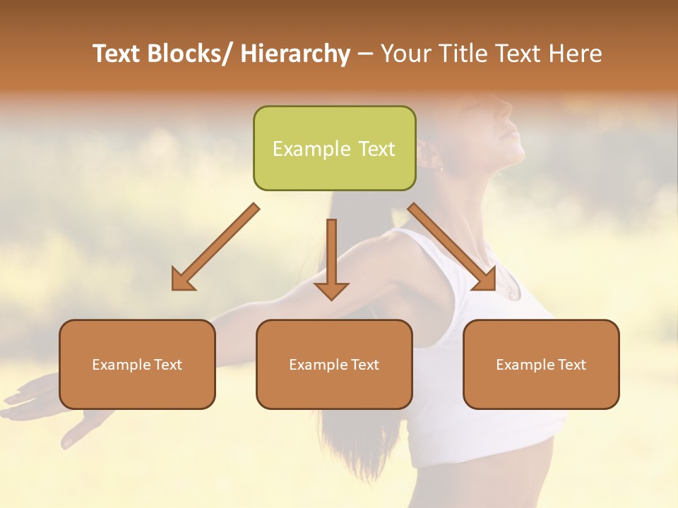 Meditate Relaxation Lifestyle PowerPoint Template