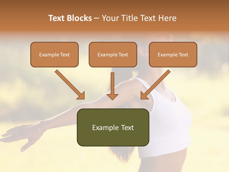 Meditate Relaxation Lifestyle PowerPoint Template