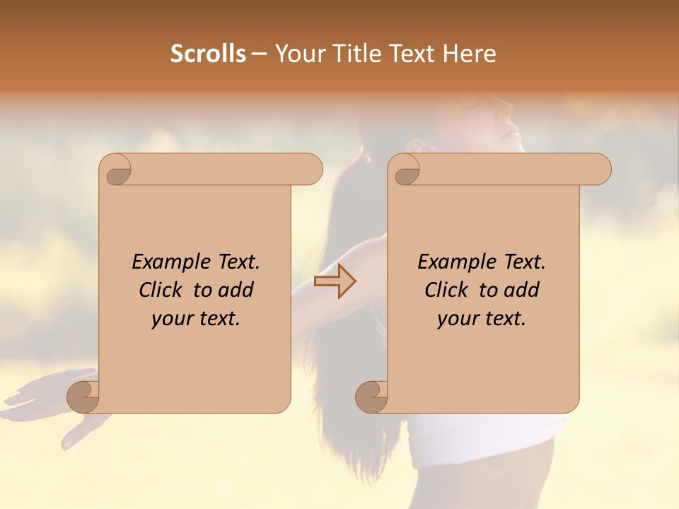 Meditate Relaxation Lifestyle PowerPoint Template