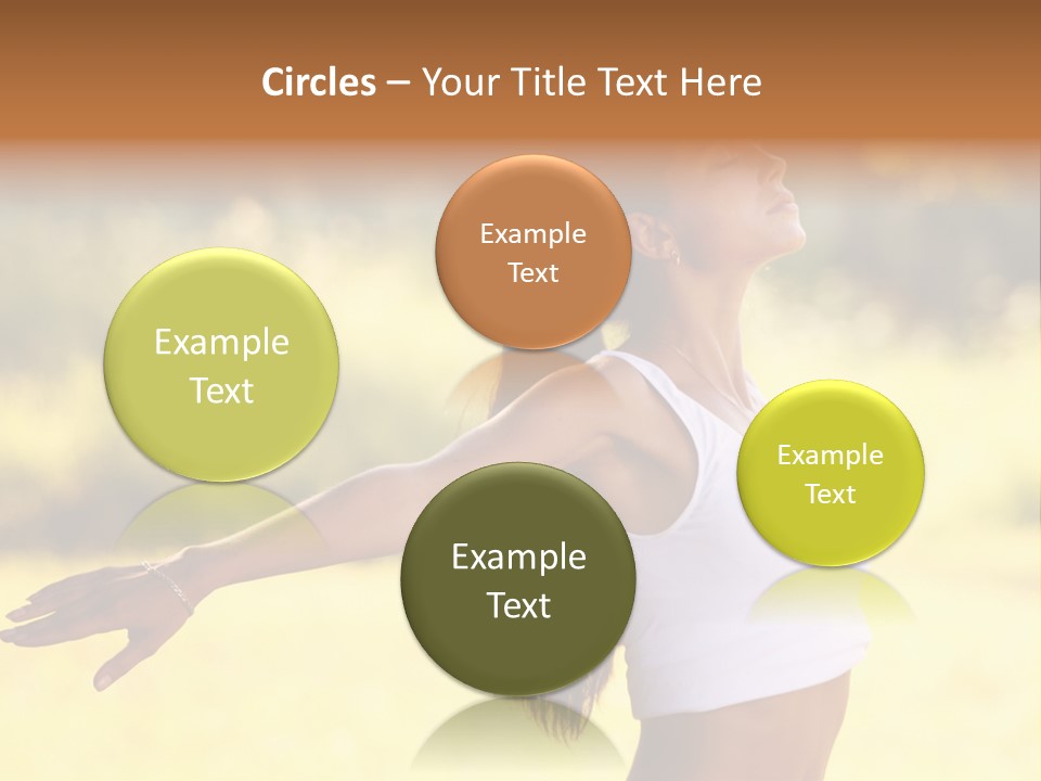 Meditate Relaxation Lifestyle PowerPoint Template