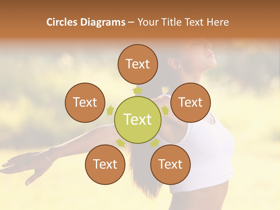 Meditate Relaxation Lifestyle PowerPoint Template