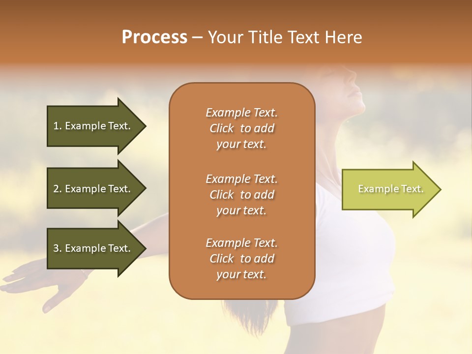 Meditate Relaxation Lifestyle PowerPoint Template