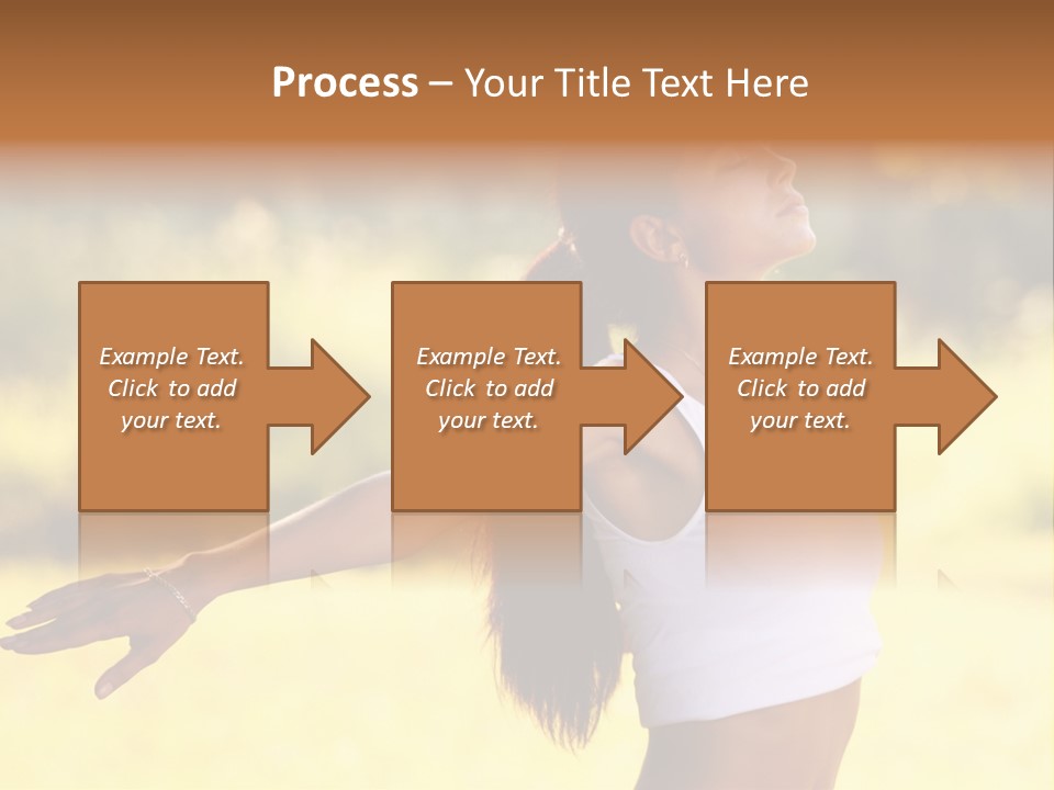 Meditate Relaxation Lifestyle PowerPoint Template