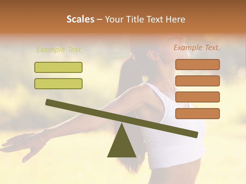 Meditate Relaxation Lifestyle PowerPoint Template