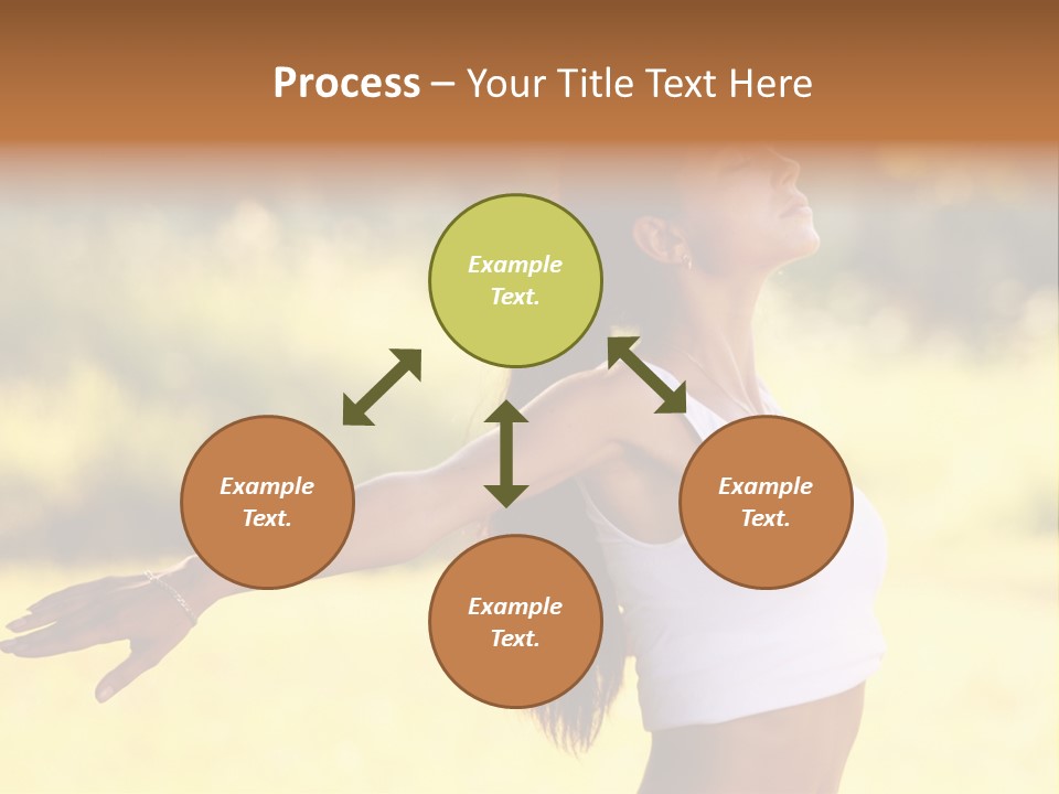 Meditate Relaxation Lifestyle PowerPoint Template