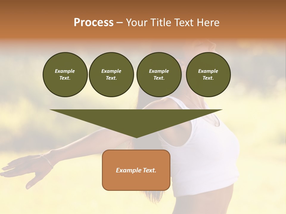 Meditate Relaxation Lifestyle PowerPoint Template