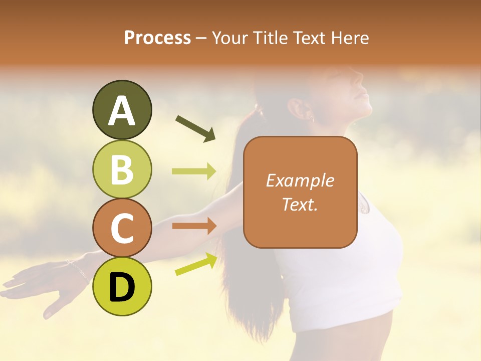 Meditate Relaxation Lifestyle PowerPoint Template