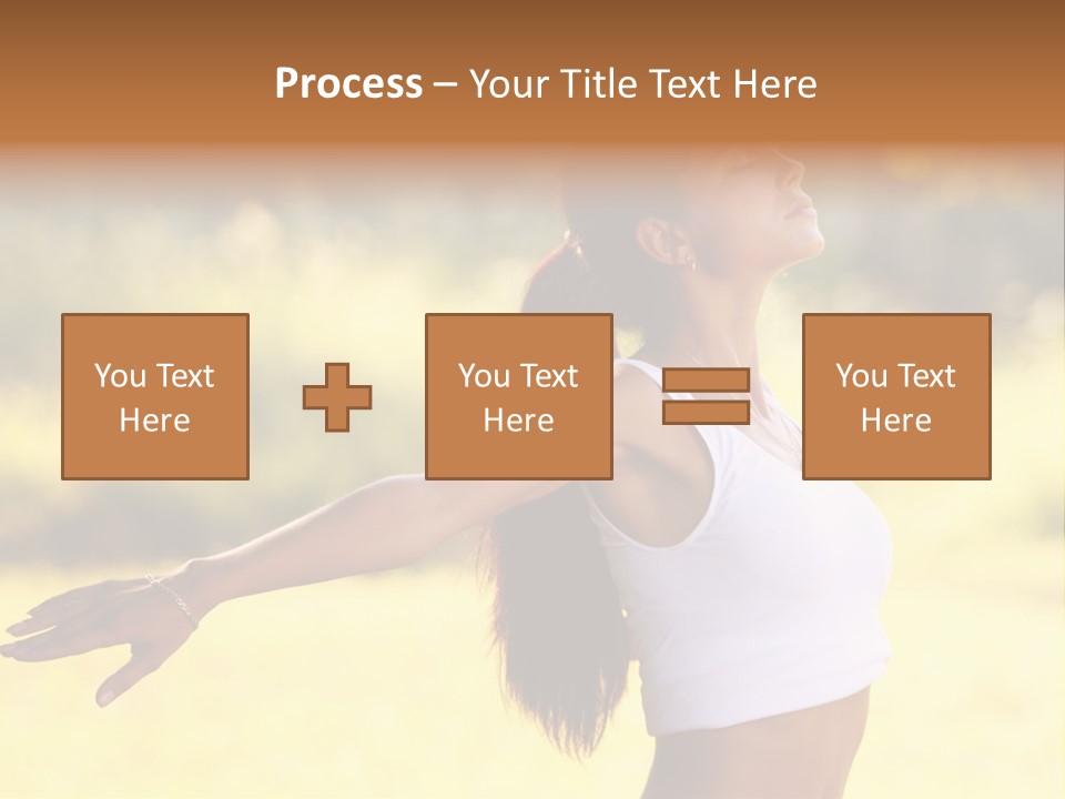 Meditate Relaxation Lifestyle PowerPoint Template