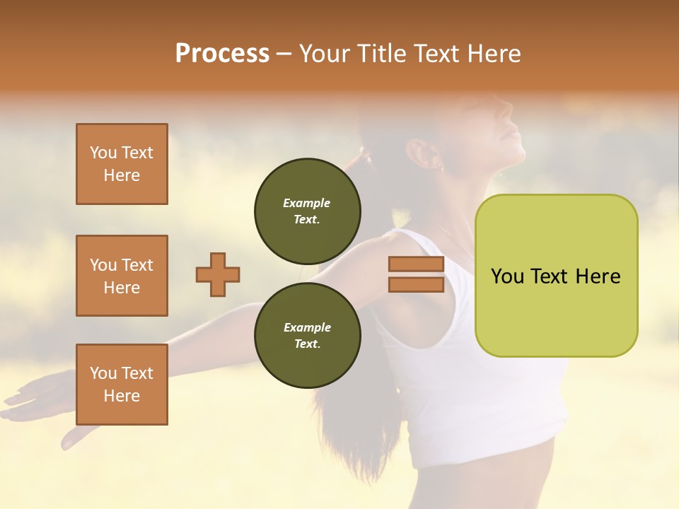 Meditate Relaxation Lifestyle PowerPoint Template