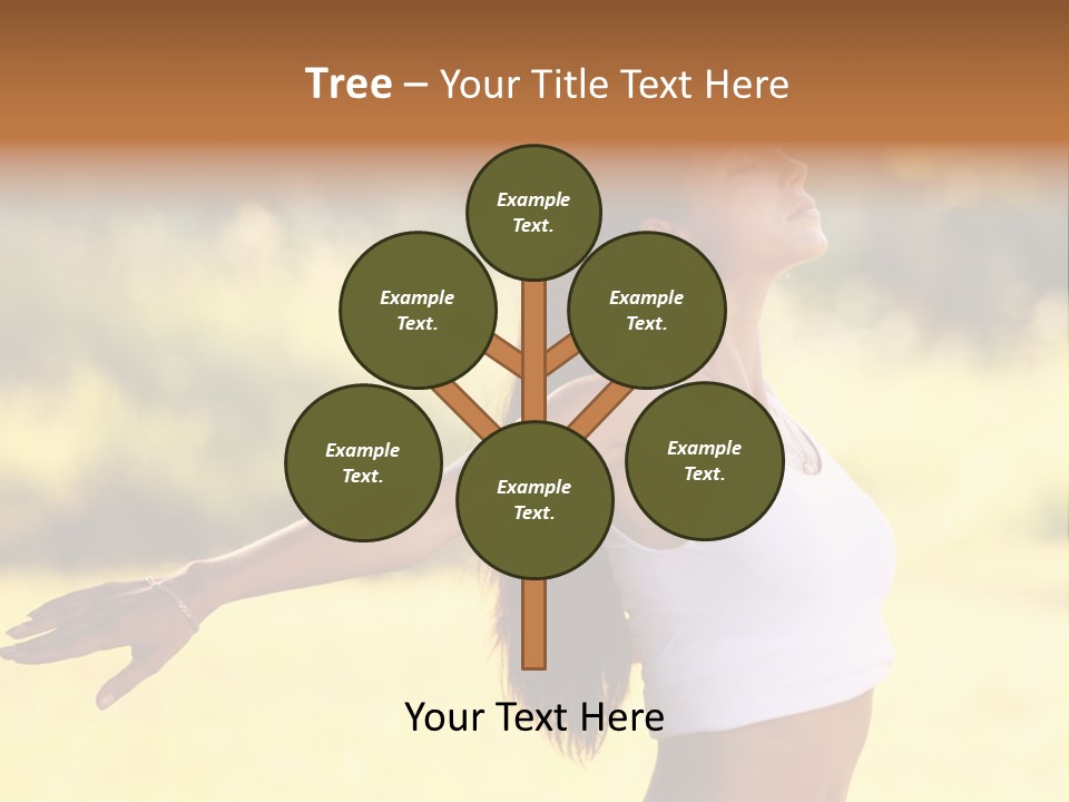 Meditate Relaxation Lifestyle PowerPoint Template