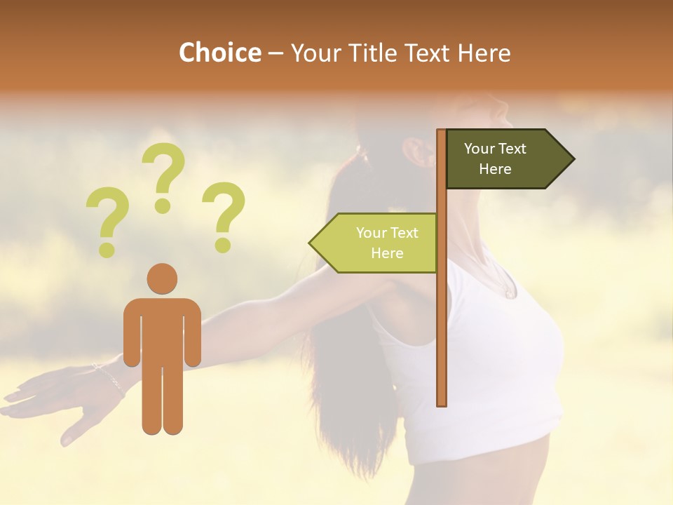 Meditate Relaxation Lifestyle PowerPoint Template