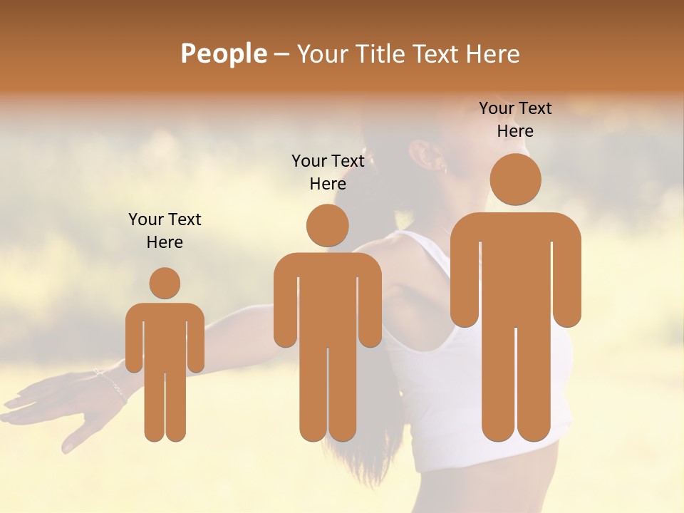 Meditate Relaxation Lifestyle PowerPoint Template