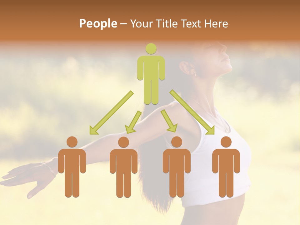 Meditate Relaxation Lifestyle PowerPoint Template