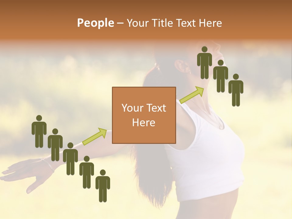 Meditate Relaxation Lifestyle PowerPoint Template