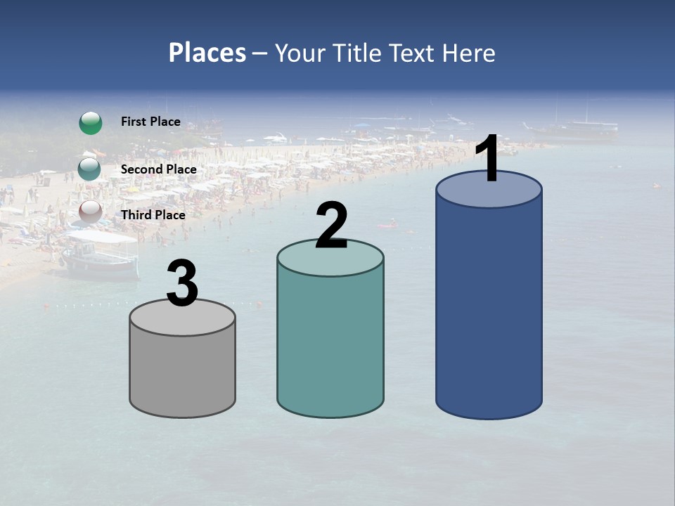 Island Brac Sea PowerPoint Template