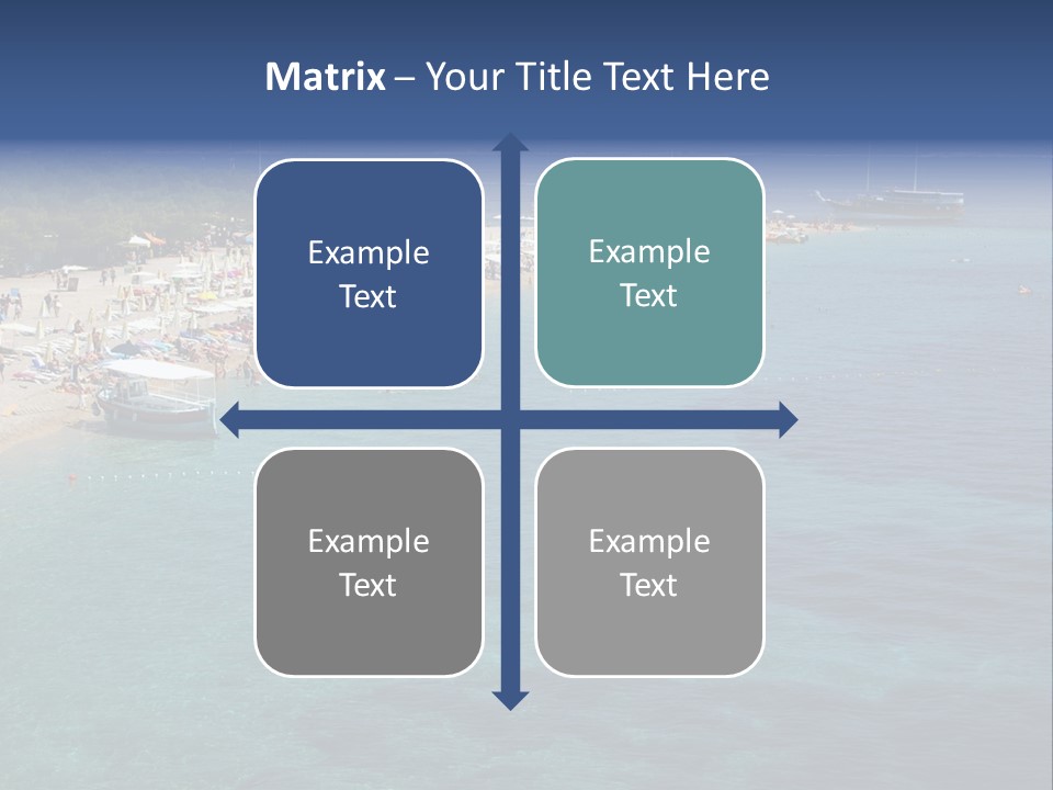 Island Brac Sea PowerPoint Template