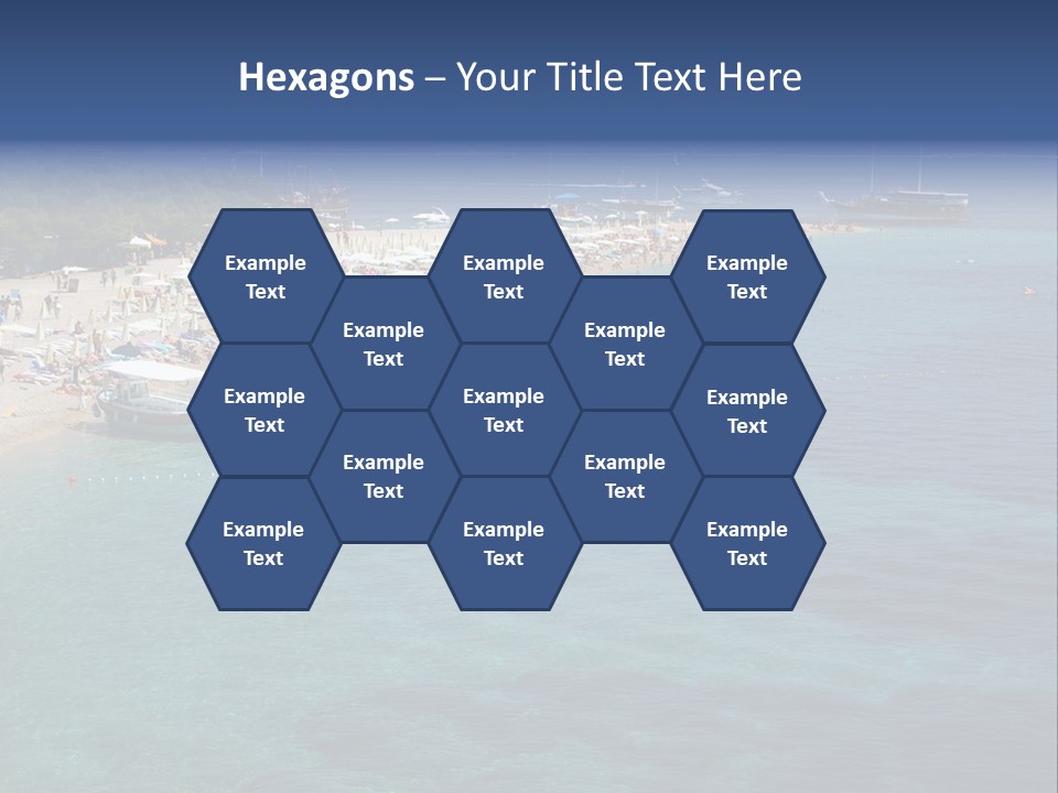 Island Brac Sea PowerPoint Template