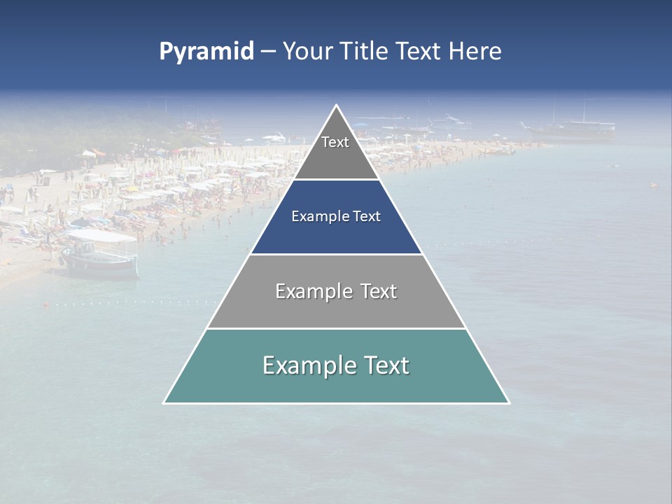 Island Brac Sea PowerPoint Template