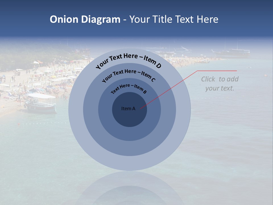 Island Brac Sea PowerPoint Template