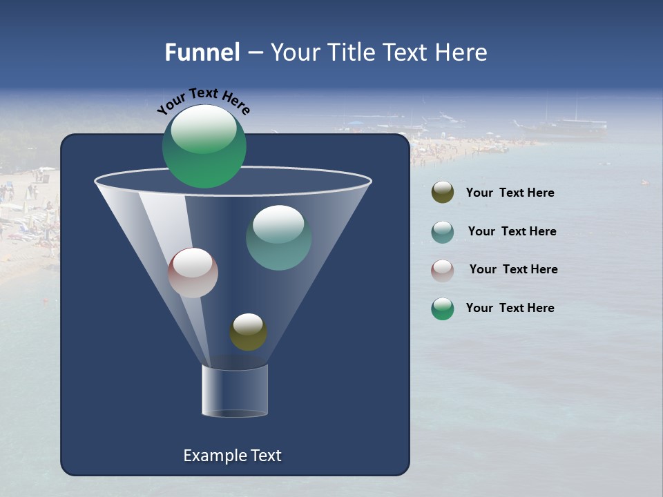 Island Brac Sea PowerPoint Template