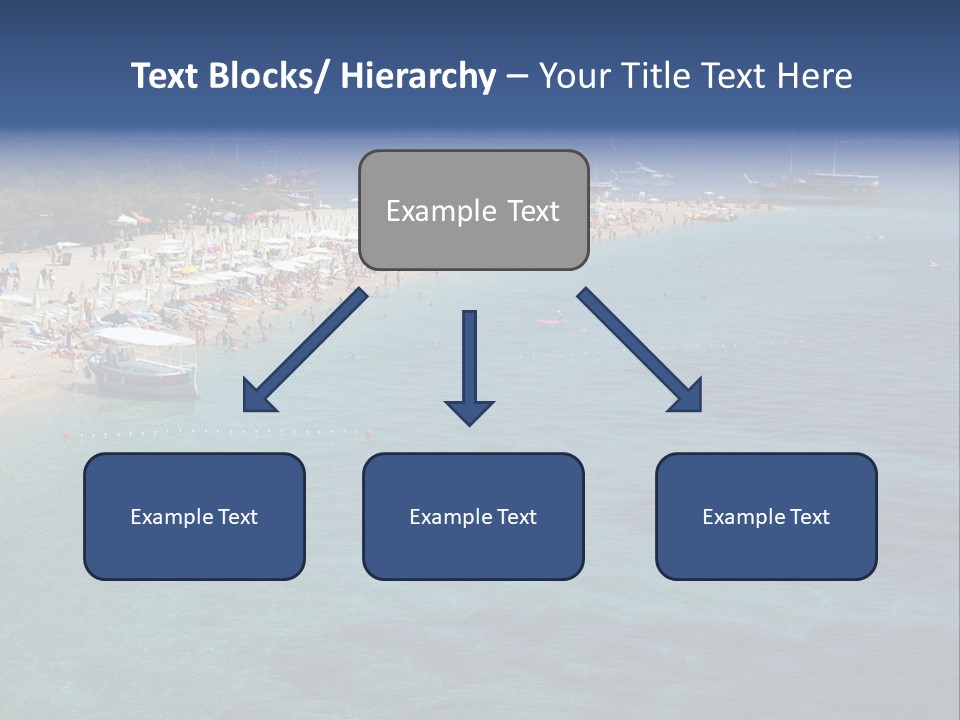 Island Brac Sea PowerPoint Template