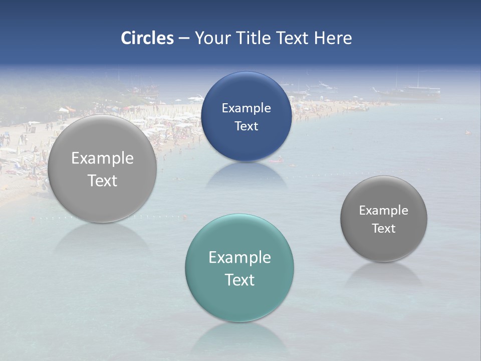 Island Brac Sea PowerPoint Template