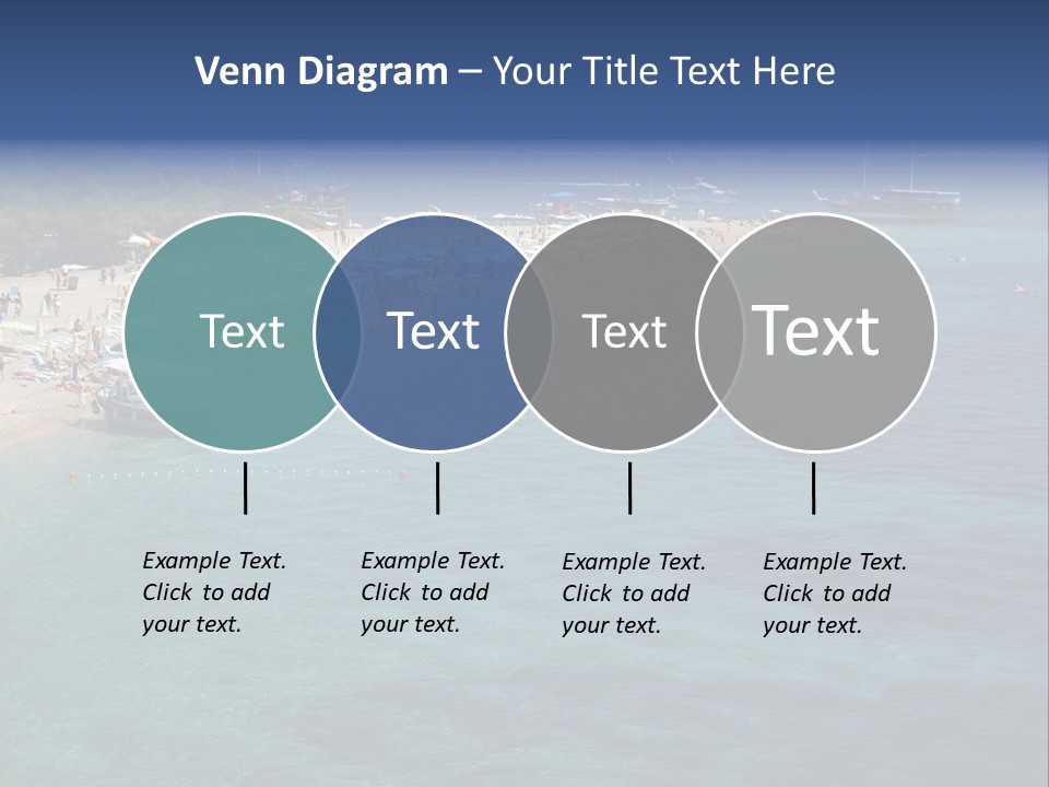 Island Brac Sea PowerPoint Template