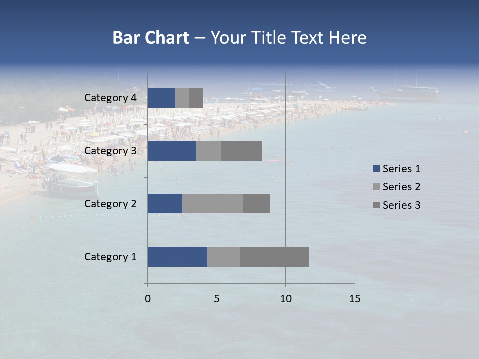 Island Brac Sea PowerPoint Template