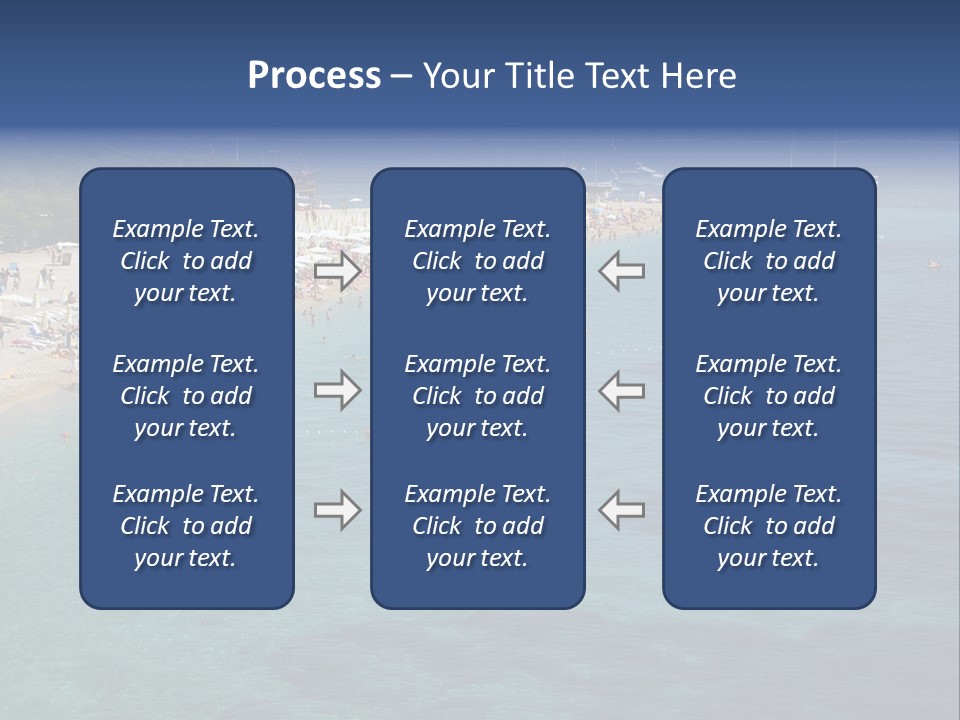 Island Brac Sea PowerPoint Template