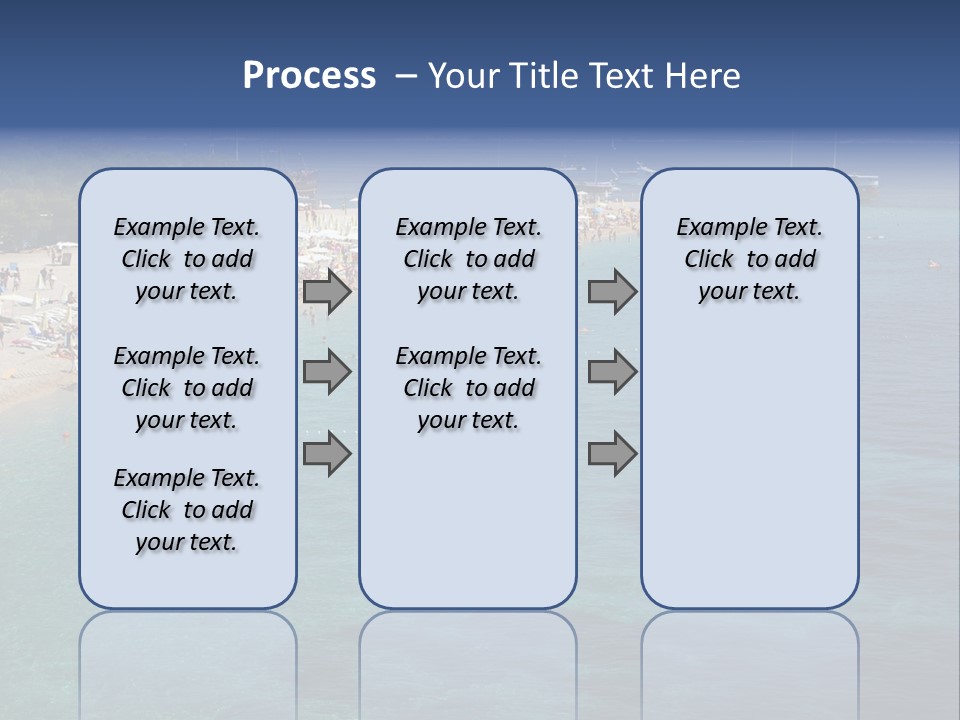 Island Brac Sea PowerPoint Template