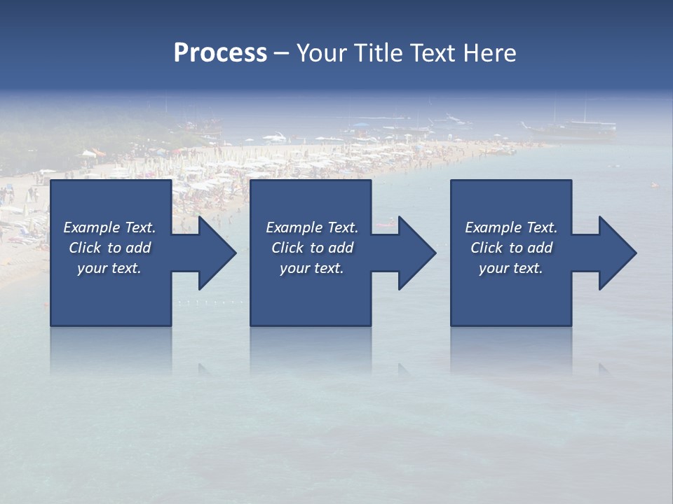 Island Brac Sea PowerPoint Template