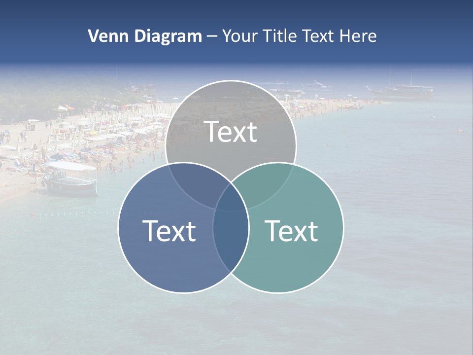 Island Brac Sea PowerPoint Template