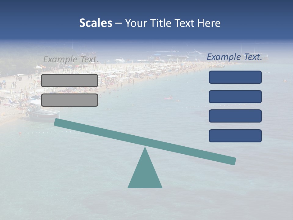 Island Brac Sea PowerPoint Template