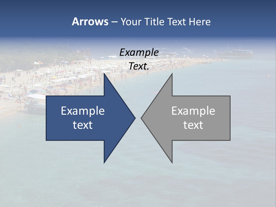 Island Brac Sea PowerPoint Template