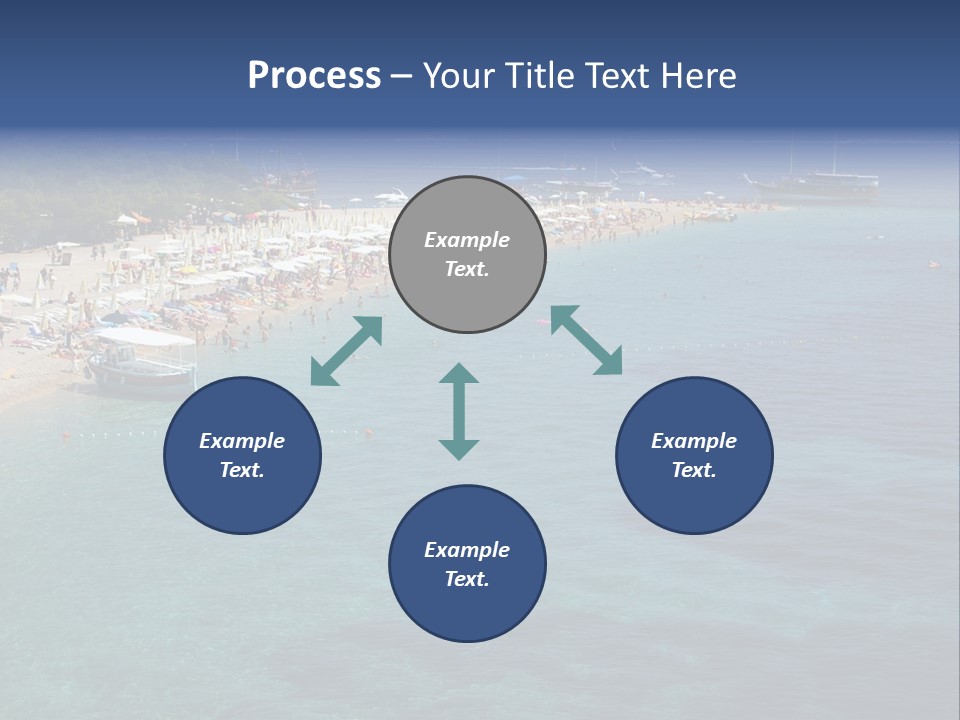 Island Brac Sea PowerPoint Template