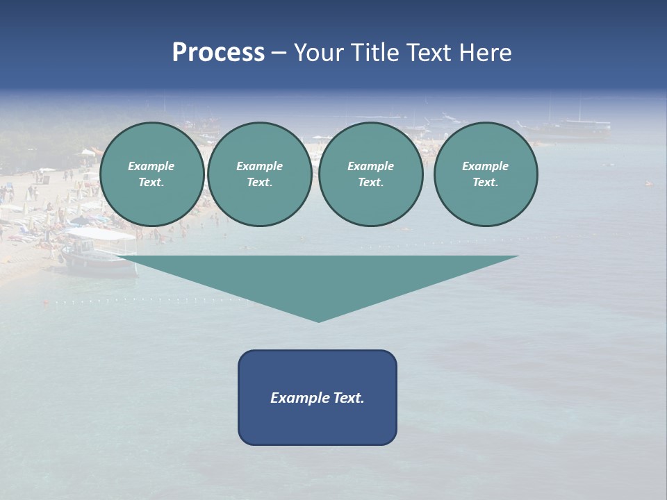 Island Brac Sea PowerPoint Template