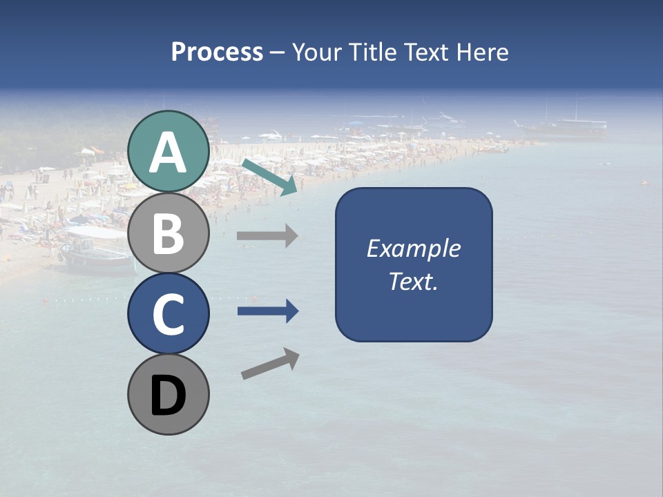 Island Brac Sea PowerPoint Template