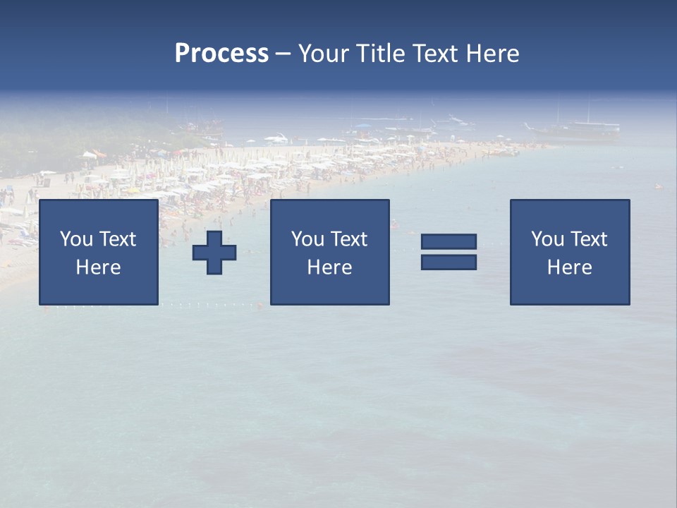 Island Brac Sea PowerPoint Template