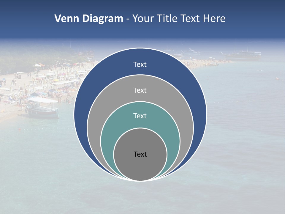 Island Brac Sea PowerPoint Template