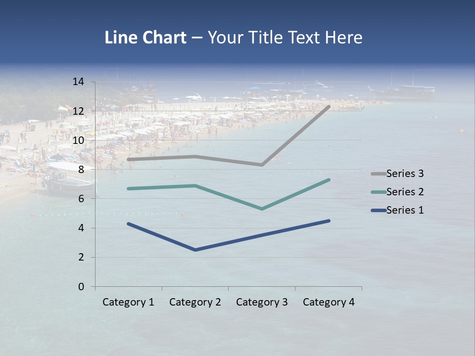 Island Brac Sea PowerPoint Template