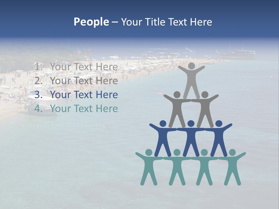 Island Brac Sea PowerPoint Template