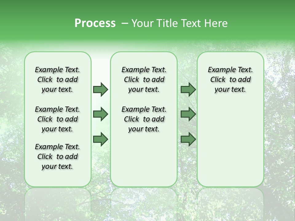 Pine Sunset Sunlight PowerPoint Template