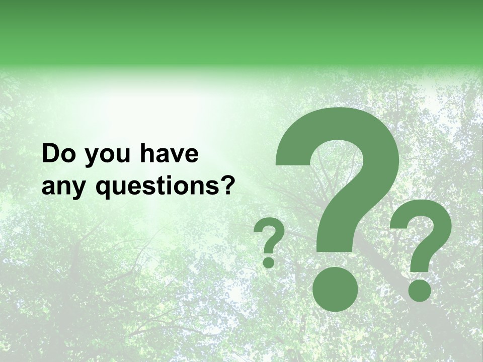 Pine Sunset Sunlight PowerPoint Template